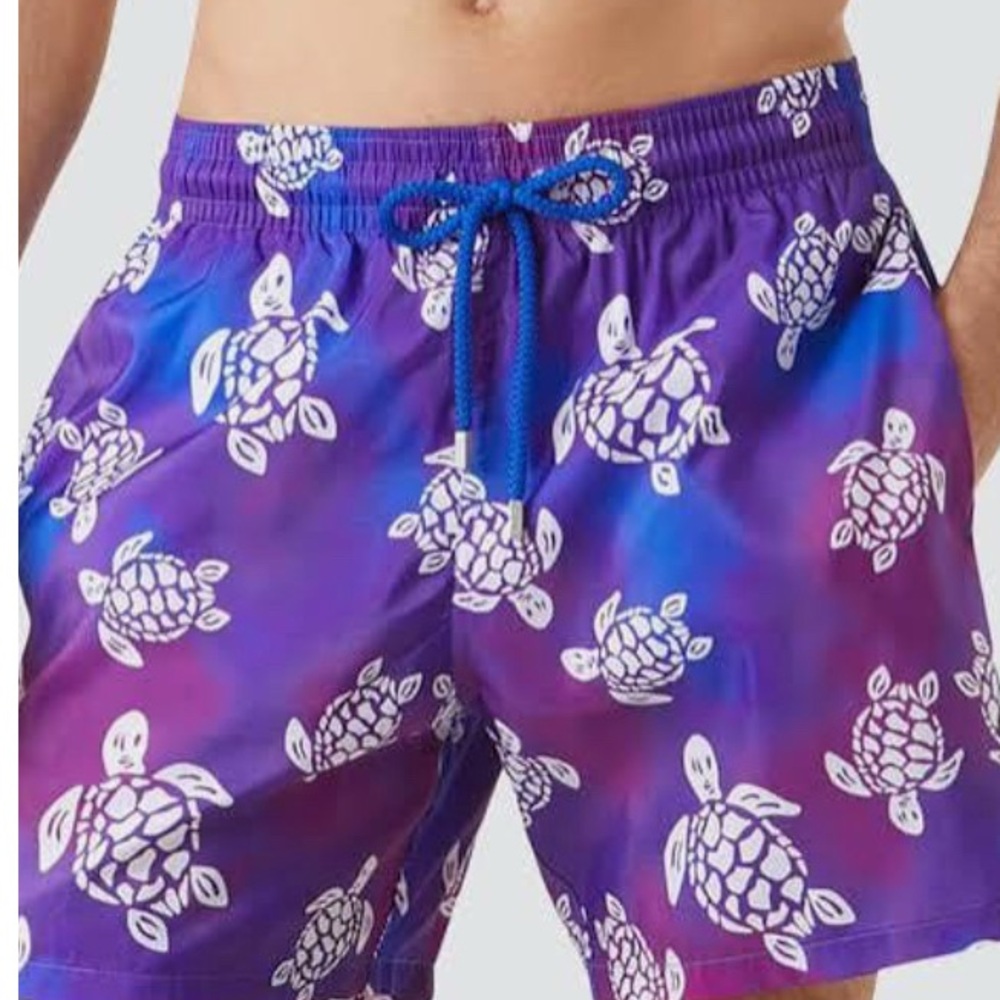 Vilebrequin Collector Edition Purple and White Shorts